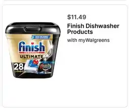 Walgreens Finish Dishwasher Products offer