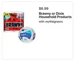 Walgreens Brawny or Dixie Household Products offer
