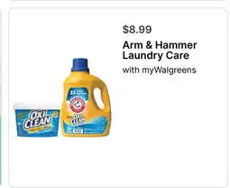 Walgreens Arm & Hammer Laundry Care offer