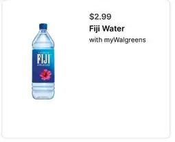 Walgreens Fiji Water offer
