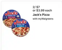 Walgreens Jack's Pizza offer
