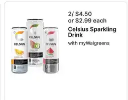 Walgreens Celsius Sparkling Drink offer