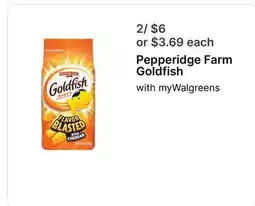 Walgreens Pepperidge Farm Goldfish offer