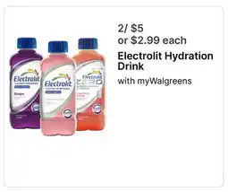 Walgreens Electrolit Hydration Drink offer