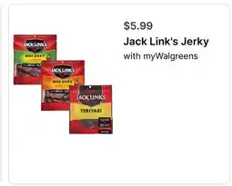 Walgreens Jack Link's Jerky offer