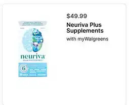 Walgreens Neuriva Plus Supplements offer