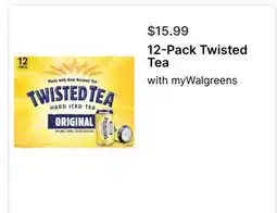 Walgreens 12-Pack Twisted Tea offer