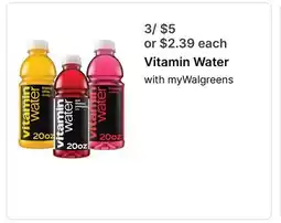 Walgreens Vitamin Water offer
