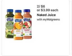 Walgreens Naked Juice offer
