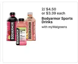 Walgreens Bodyarmor Sports Drinks offer