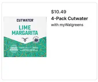 Walgreens 4-Pack Cutwater offer