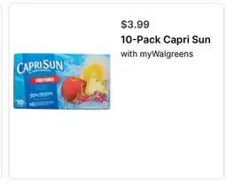 Walgreens 10-Pack Capri Sun offer