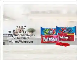 Walgreens Jolly Rancher Ropes or Twizzlers offer