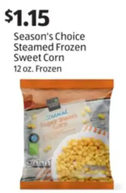 Aldi Season's Choice Steamed Frozen Sweet Corn offer