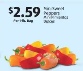 Aldi Mini Sweet Peppers offer
