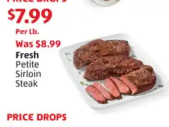 Aldi Fresh Petite Sirloin Steak offer