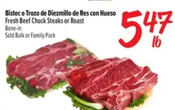 El Super Fresh Fresh Beef Chuck Steaks or Roast offer