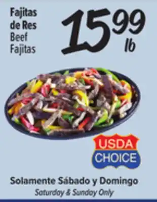 El Super Fresh Beef Fajitas offer