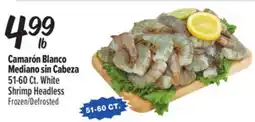 El Super Fresh White Shrimp Headless offer