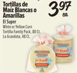 El Super Fresh White or Yellow Corn Tortilla offer