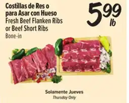 El Super Fresh Fresh Beef Flanken Ribs or Beef Short Ribs offer