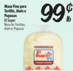El Super Fresh Masa for Tortillas, Atole or Pupusas offer