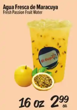 El Super Fresh Fresh Passion Fruit Water offer