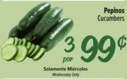 El Super Fresh Cucumbers offer