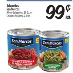 El Super Fresh Whole Jalapeños, 26 Oz. or Chipotle Peppers, 7.5 Oz offer