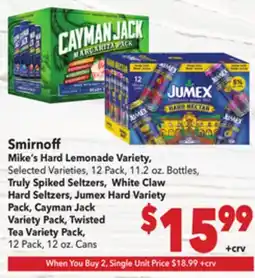 Vallarta Supermarkets Smirnoff offer