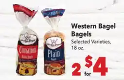 Vallarta Supermarkets Western Bagel Bagels offer