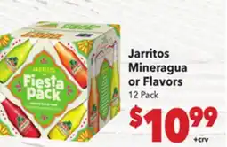 Vallarta Supermarkets Jarritos Mineragua or Flavors offer
