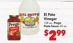 Vallarta Supermarkets El Pato Vinegar offer