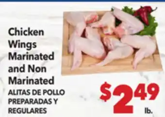 Vallarta Supermarkets Chicken Wings Marinated and Non Marinated / ALITAS DE POLLO PREPARADAS Y REGULARES offer