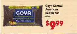 Vallarta Supermarkets Goya Central American Red Beans offer