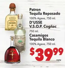 Vallarta Supermarkets Patron Tequila Reposado offer