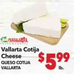 Vallarta Supermarkets Vallarta Cotija Cheese / QUESO COTIJA VALLARTA offer