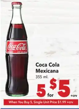 Vallarta Supermarkets Coca Cola Mexicana offer
