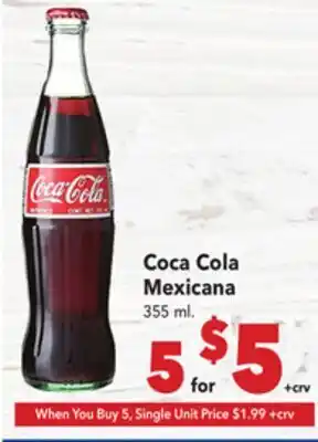 Vallarta Supermarkets Coca Cola Mexicana offer