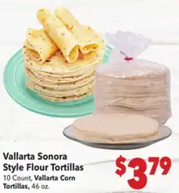 Vallarta Supermarkets Vallarta Sonora Style Flour Tortillas offer