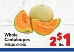 Vallarta Supermarkets Whole Cantaloupes / MELON CHINO offer