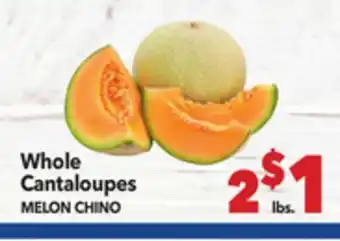 Vallarta Supermarkets Whole Cantaloupes / MELON CHINO offer