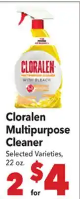 Vallarta Supermarkets Cloralen Multipurpose Cleaner offer