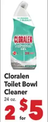 Vallarta Supermarkets Cloralen Toilet Bowl Cleaner offer