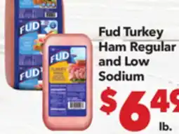 Vallarta Supermarkets Fud Turkey Ham offer