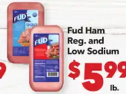 Vallarta Supermarkets Fud Ham Reg. and Low Sodium offer