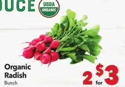 Vallarta Supermarkets Organic Radish offer