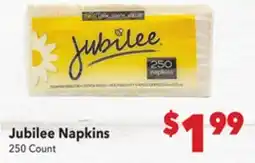 Vallarta Supermarkets Jubilee Napkins offer
