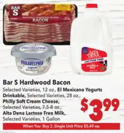 Vallarta Supermarkets Bar S Hardwood Bacon offer