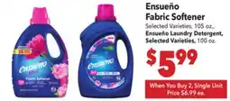 Vallarta Supermarkets Ensueño Fabric Softener offer